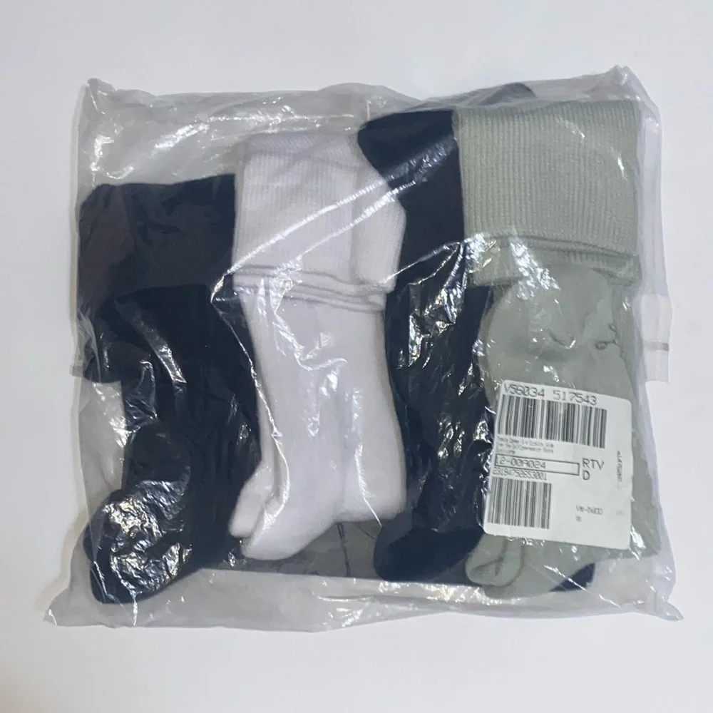 Tommie Copper Men’s 4 Pack Wide Over The Calf  Compression Socks Size L